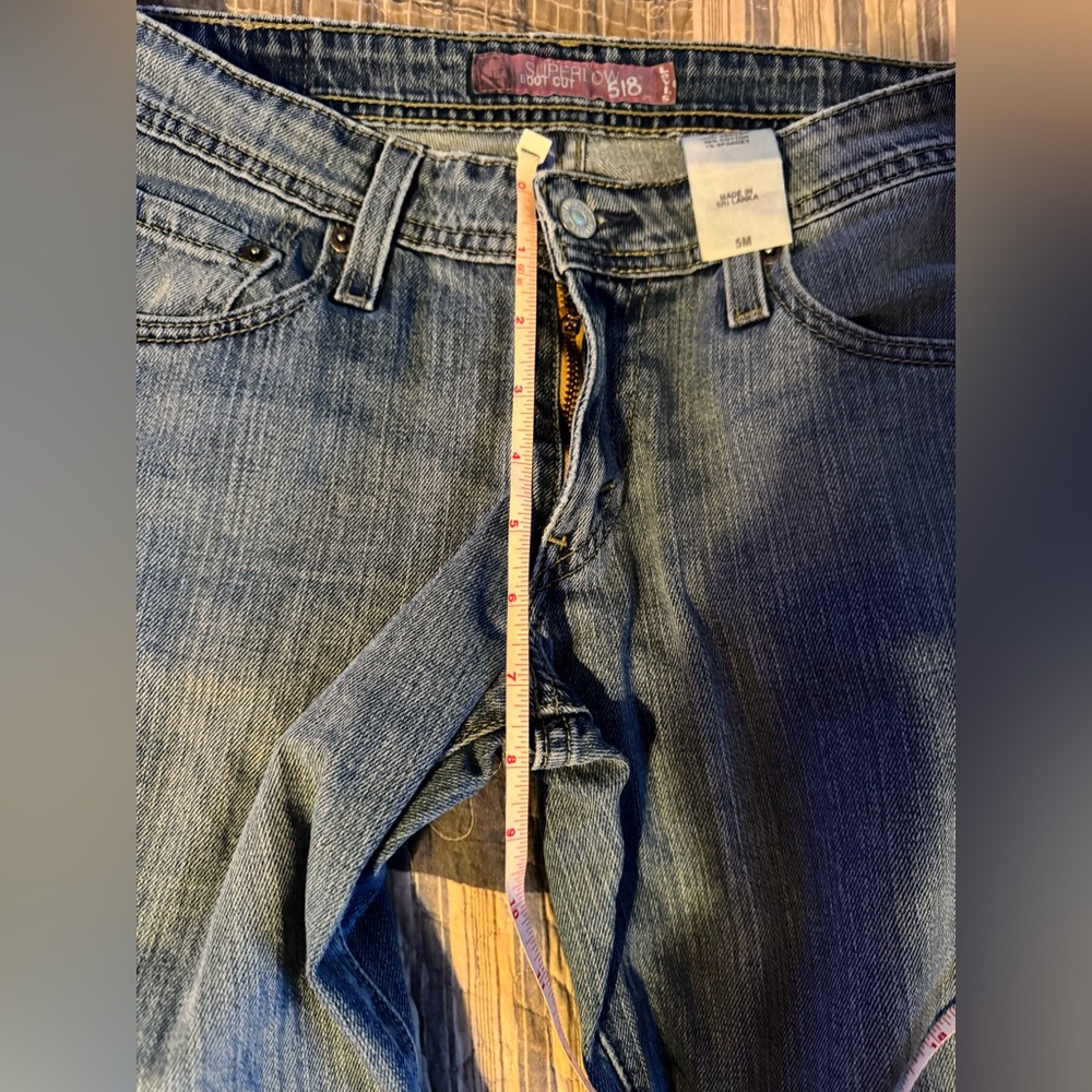 Super low Levi’s Blue Women's Jeans - Picture 2 of 3